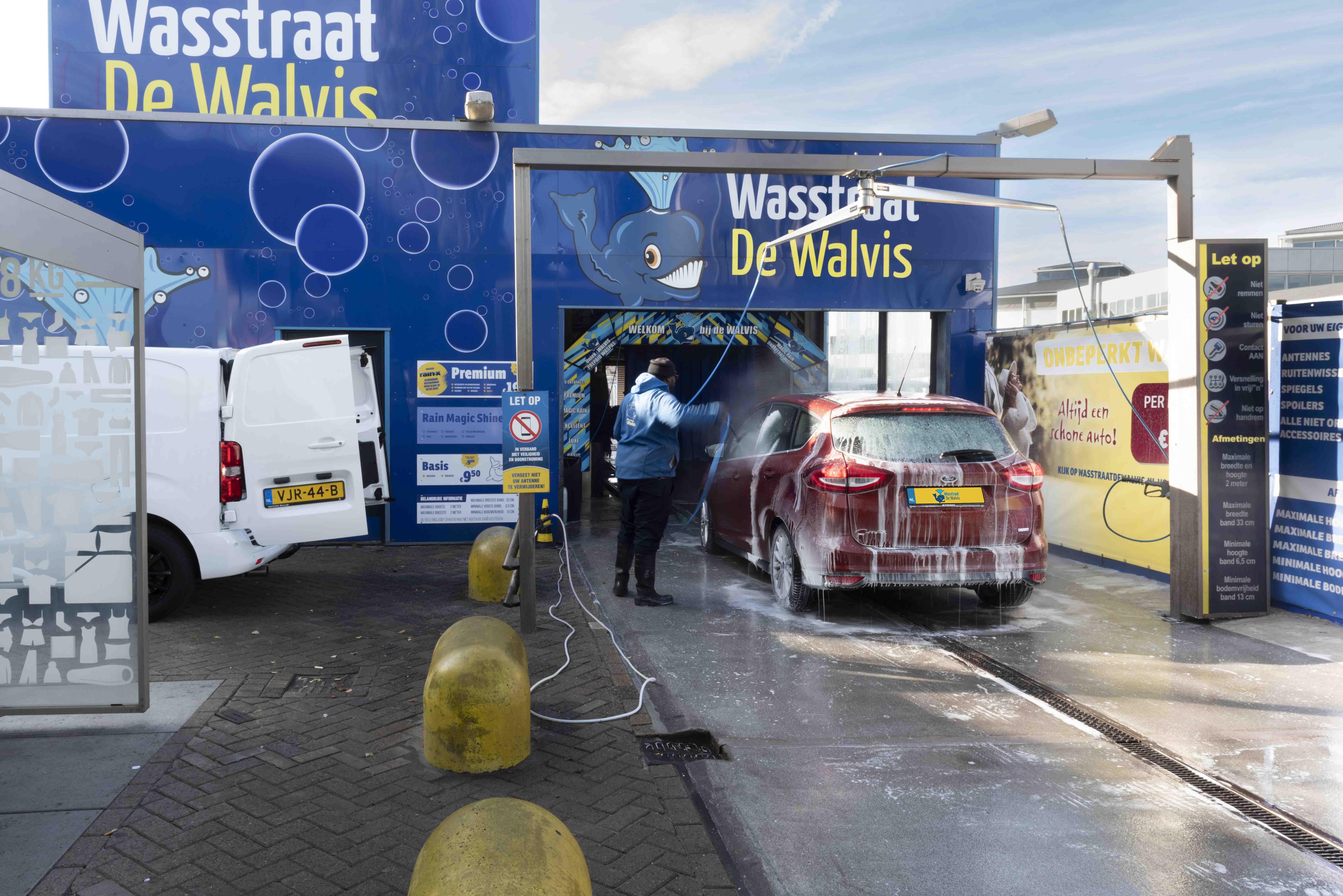 Wasstraat Dordrecht Weeskinderendijk Wasstraat de Walvis